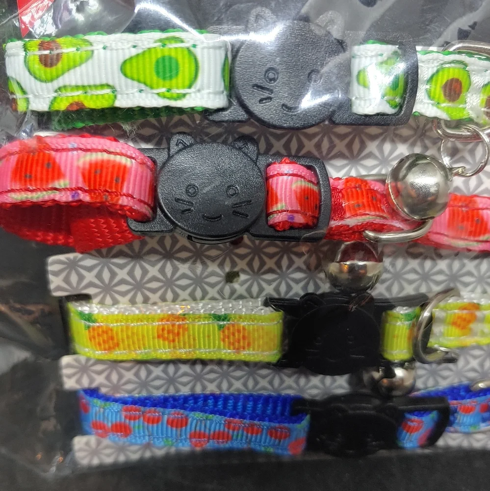 NEW Breakaway Kitten Collars Set of 4
